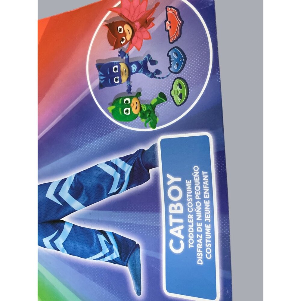 PJ Masks Blue Halloween Costume Catboy Size 3T-4T Dress-up Play - Picture 2 of 8